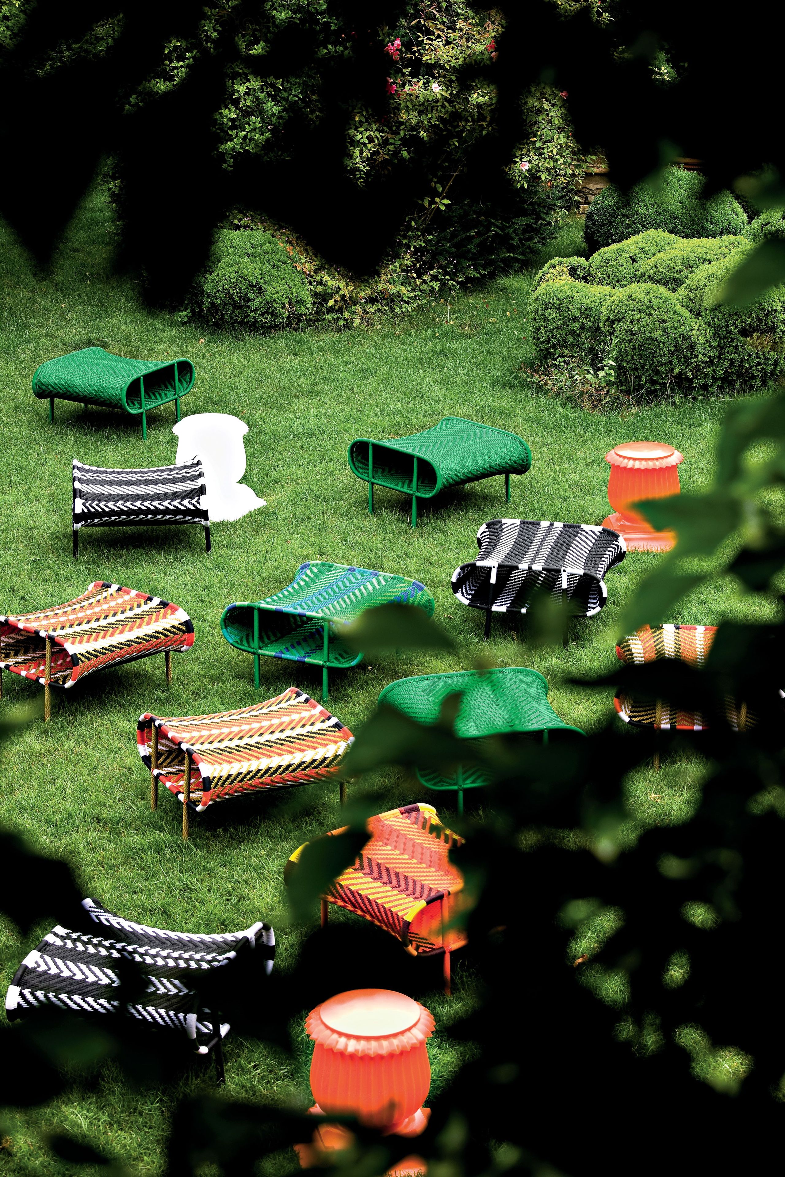 Подставка для ног из полиэтиленовой проволоки ручной работы MOROSO M'afrique ARCH-00061711 - Вид №2