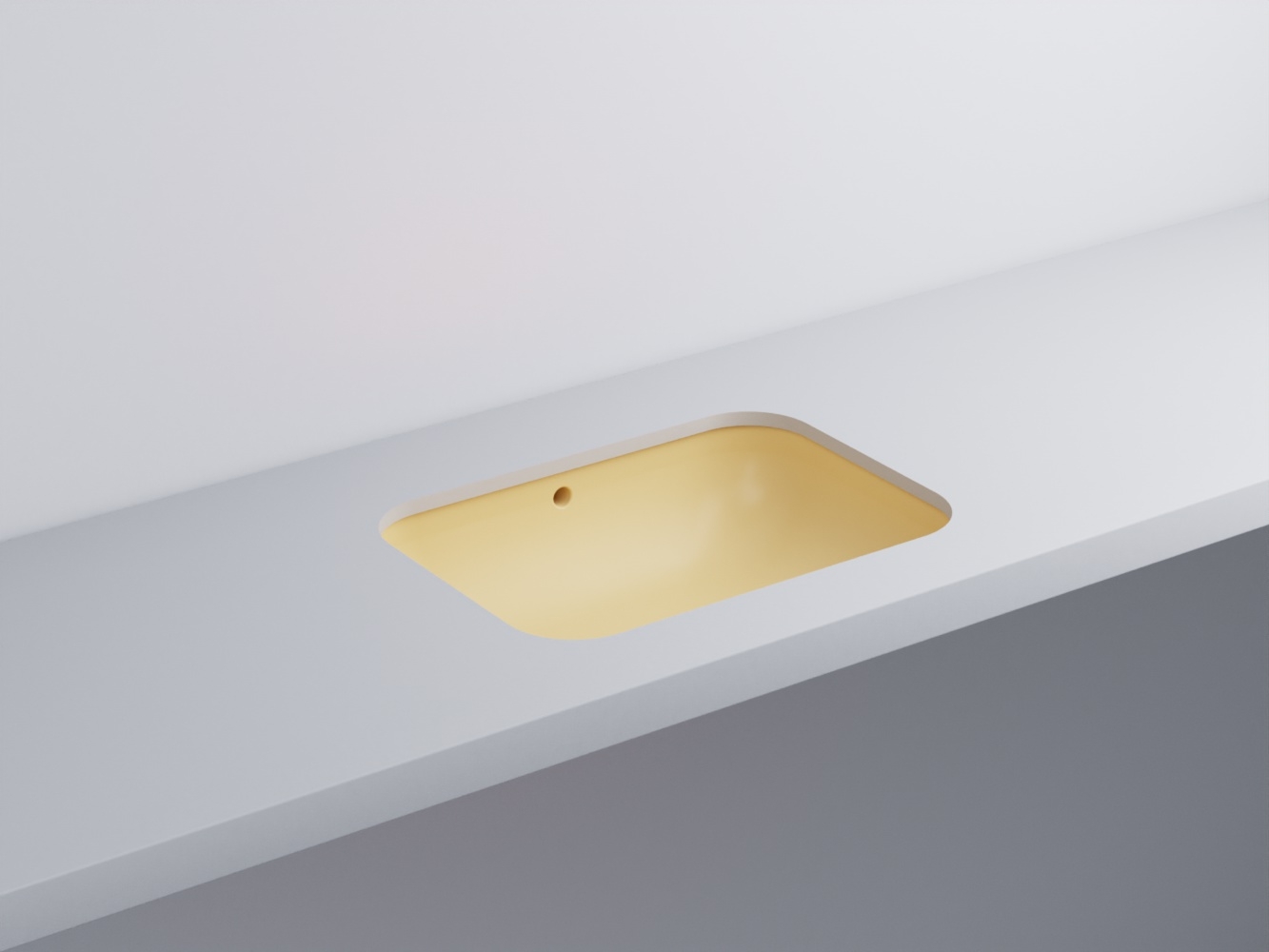 EJLASPR-CN Раковина Enjoy прямоугольная встроенная под столешницу cielo Enjoy + Amedeo Ceramica Cielo