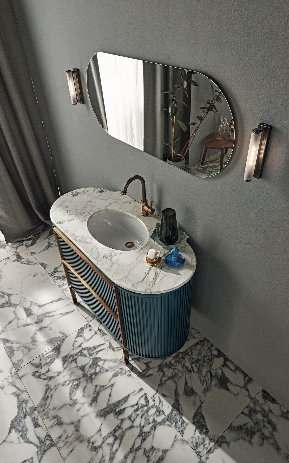 Умывальник с ящиками и дверцами Gaia Mobili Contemporary ARCH-00124991 - Вид №4