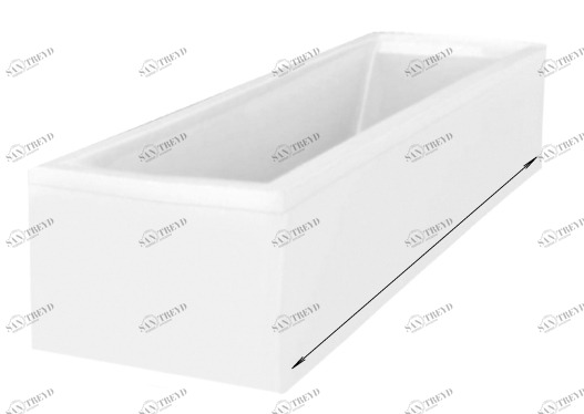 Панель фронтальная ALPEN 160x59 AFP01659N