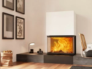 Austroflamm Дровяная каминная топка из стали с панорамным остеклением