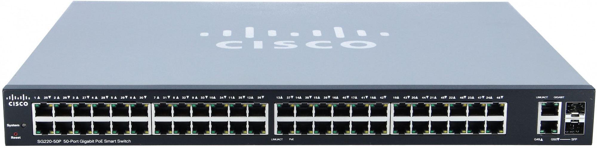 SG220-50P-K9-EU Sg220-50p 50-port gigabit poe smart switch Cisco Santreyd 