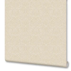 Обои флизелиновые Euro Decor Adele бежевые 1.06 м 3781-3