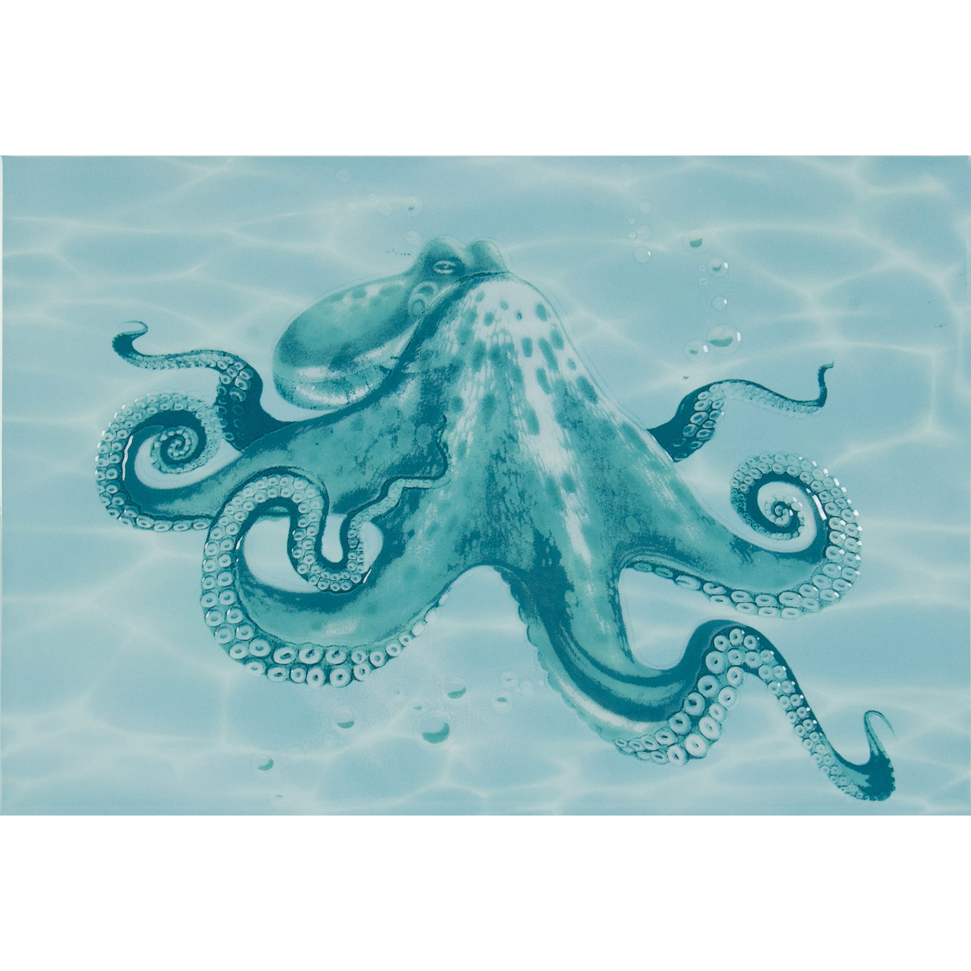 13335176 Декор « Осьминог» 24.9х36.4 см цвет голубой Лагуна Santreyd