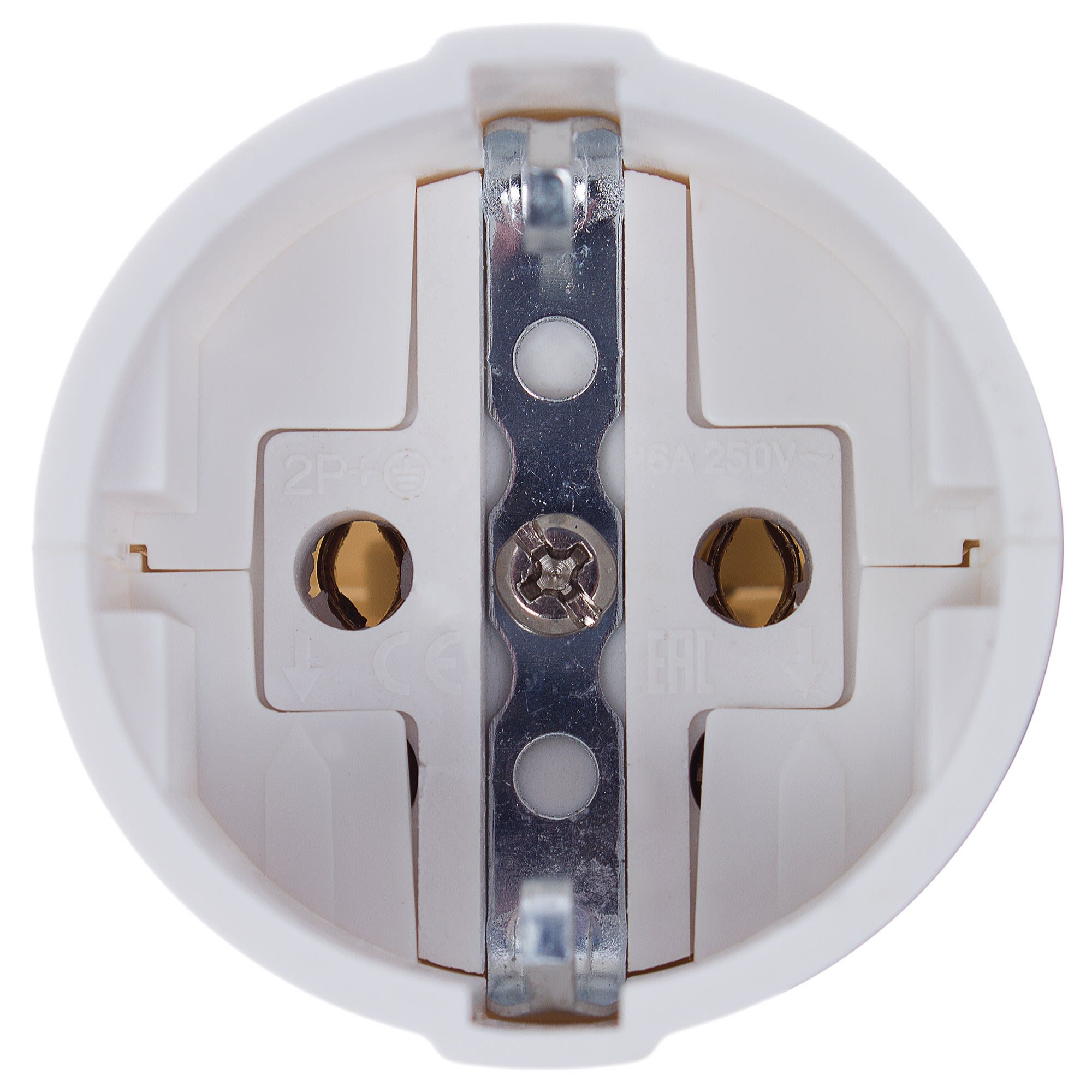 18373500 Удлинитель с заземлением для маломощной техники 1 розетка 5 м цвет белый Santreyd  - Вид №1