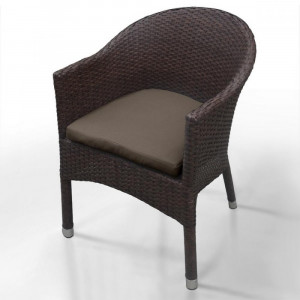 WS2907B Brown Плетеное кресло Afina