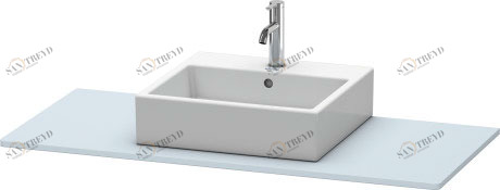 XS060D09797 XSquare Консоль Светло-голубой шелковисто-матовый лак Duravit
