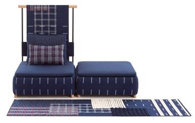 GAN Квадратный пуф из ткани Lan sun-id-1377371 - Вид №3