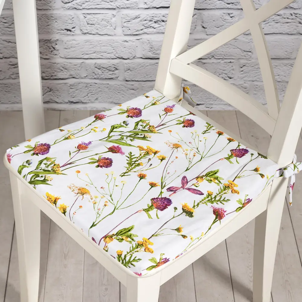 Подушка для стула Altali Экибана 35x35 см хлопок мультиколор STLM-2013126 - Вид №1