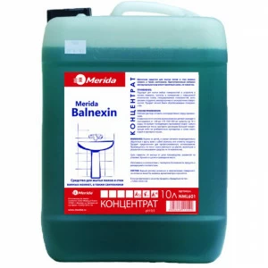 NML601 Щелочное средство BALNEXIN PLUS для текущего ухода за ванными комнатами, канистра 10 л Merida