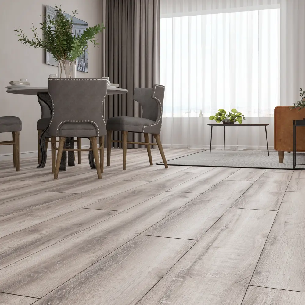 Santreyd Ламинат Дуб Мирум с фаской - серый матовый 86922466 STLM-1353670