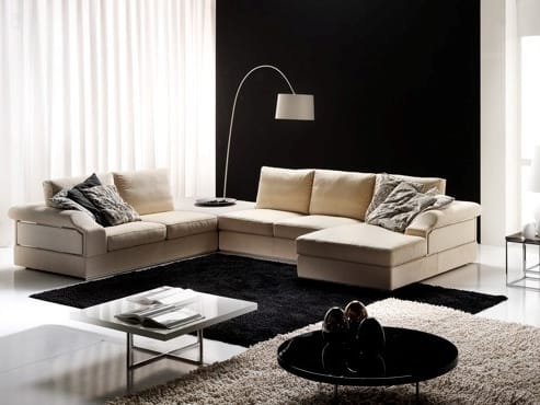 Угловой диван из ткани Former In Italia Денди ARCH-00041241