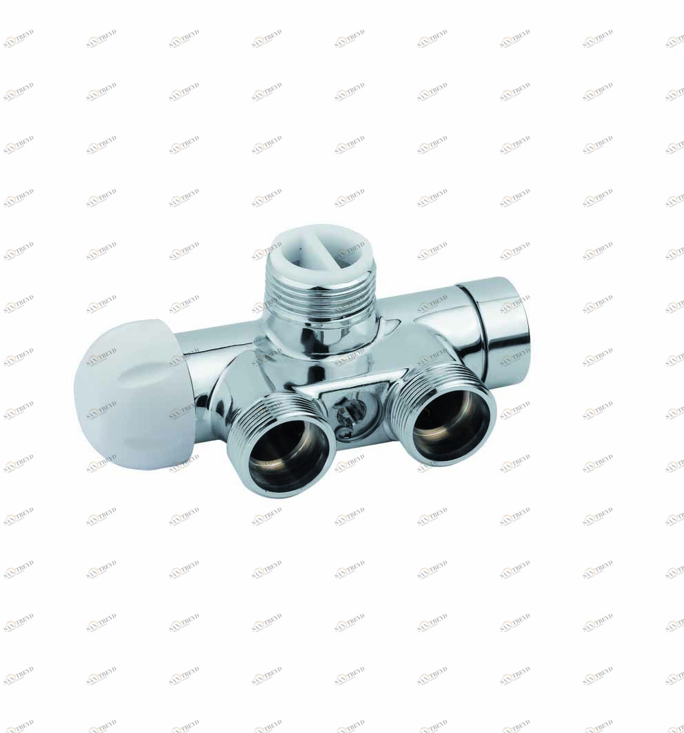 Carlo Poletti V86100ITKM Клапан термостатический угловой одно/двухтрубный с бай-пасс, с подключением медной или пластиковой трубы. Межосевое расстояние 40 мм. Клапан, совместимый с системой ТКМ 