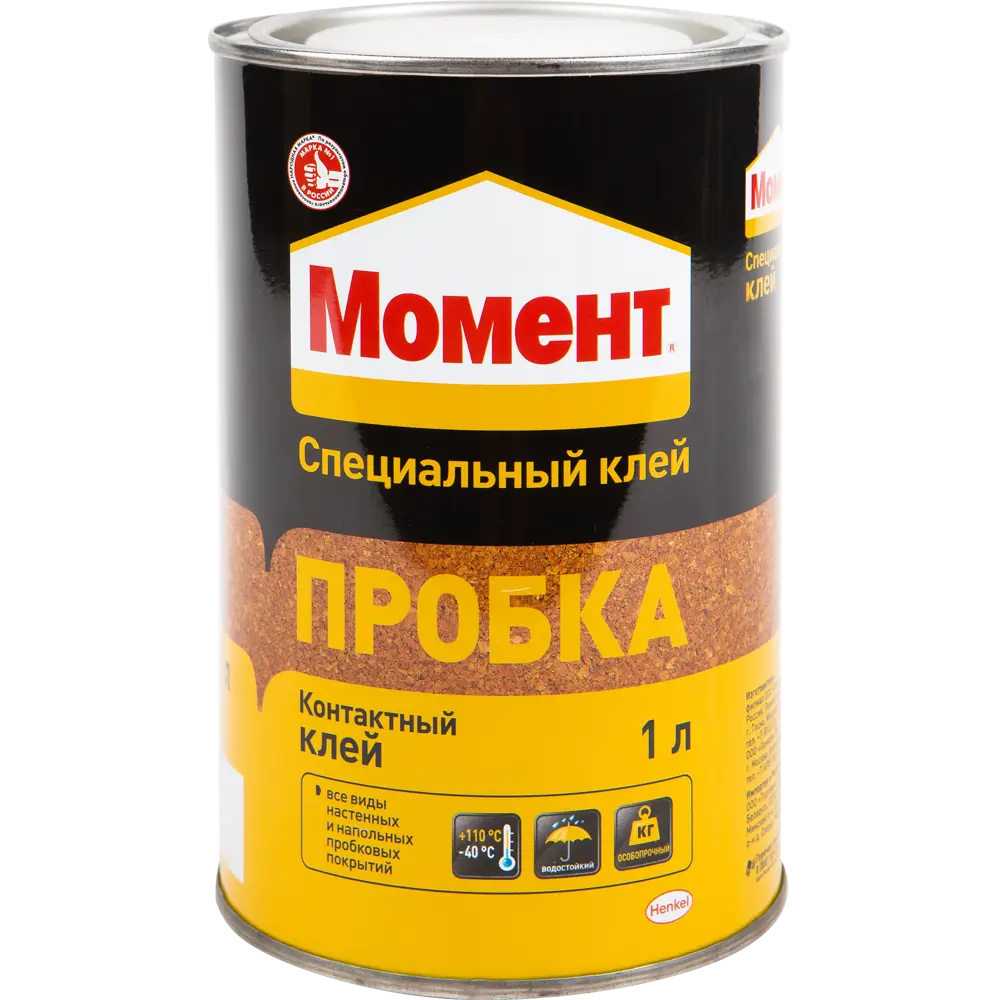 Клей специальный Момент Пробка, 1 л Santreyd STLM-2109329