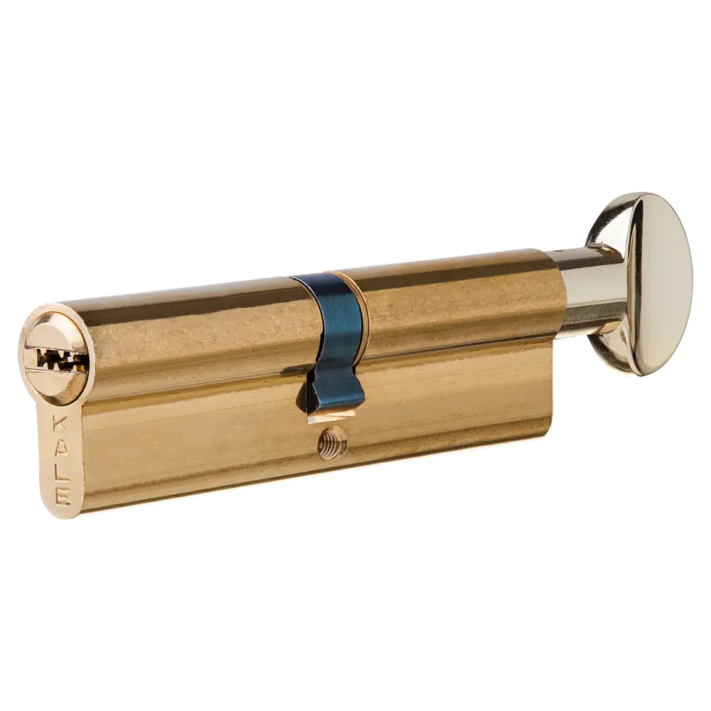 Цилиндр Kale 164SM-110-C-BP, 50х50 мм, ключ/вертушка, цвет золото 82394808 STLM-2107785 