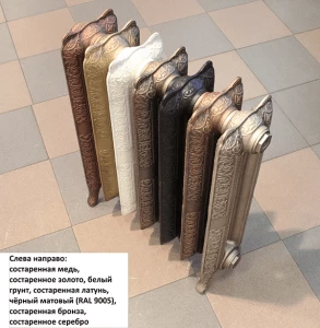 Чугунный радиатор Demir Dokum Historic 350 9 секций