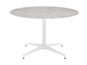 Круглый мраморный стол со спицами