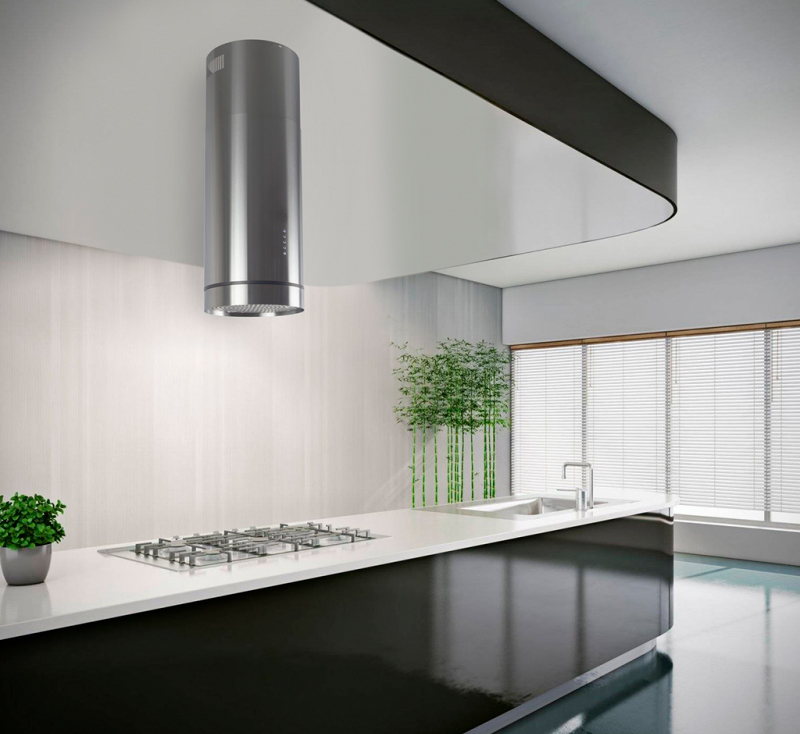 8130120 Вытяжка островная MBS MILTONIA 135 ISLAND INOX серебристый STDN-0096810 - Вид №8