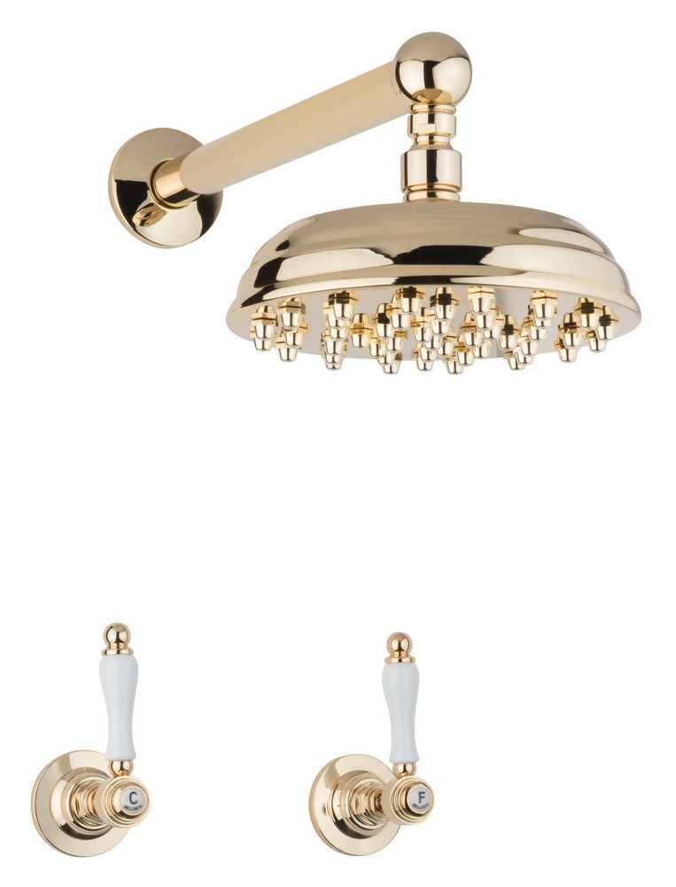 B3-123/C/E
+ 034034 + 034035 Bellosta Rubinetterie ДУШЕВАЯ ГОЛОВКА Ø200 C / НАСТЕННЫЙ РЫЧАГ + ЗАПОРНЫЕ МЕТЧИК 