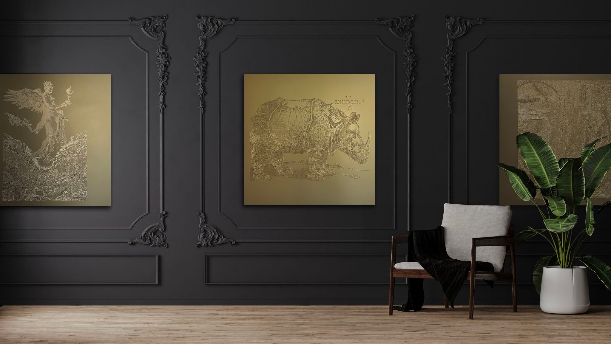 Алюминиевая гравюра на дереве Officinarkitettura® Дюрер ARCH-00034591 - Вид №8