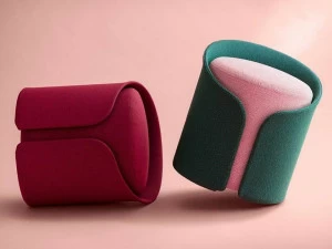 Cider Edition Круглый пуф из ткани