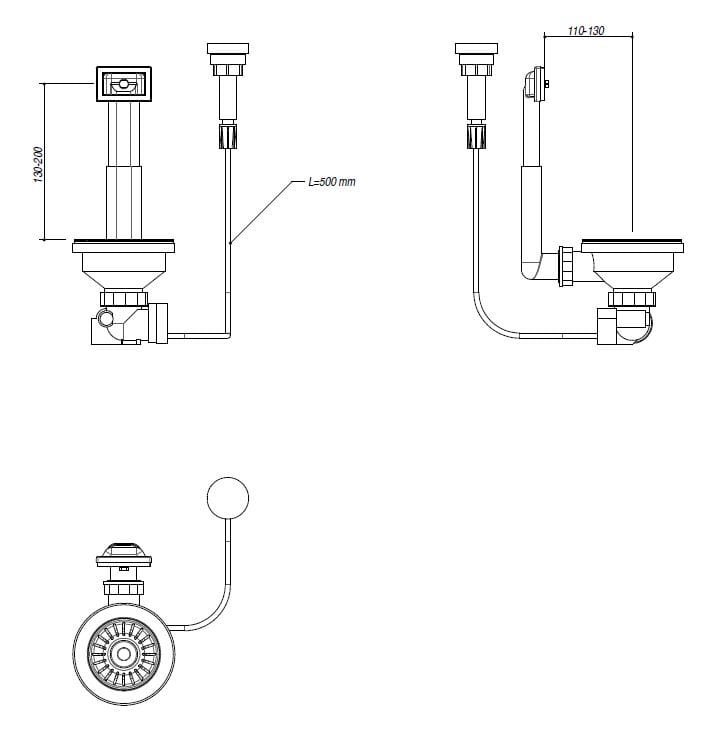 Комплект salterello Thalas Barazza 1SPX ARCH-00031574 - Вид №2