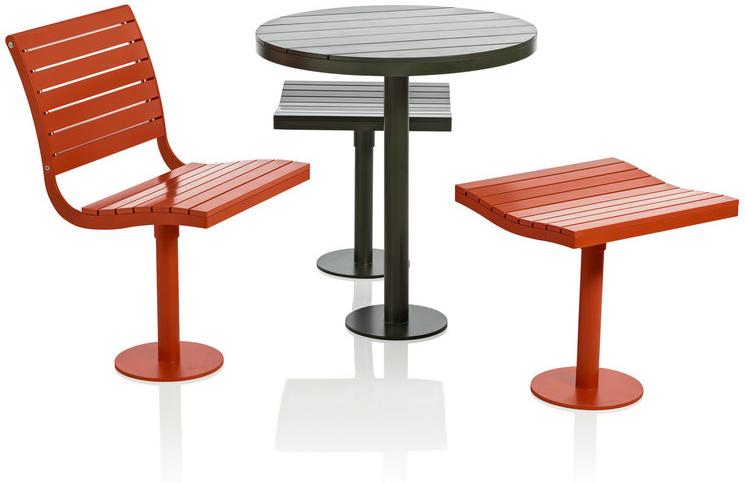 Nola Industrier Стол для общественных мест из листового металла Parco sun-id-1428534 - Вид №2