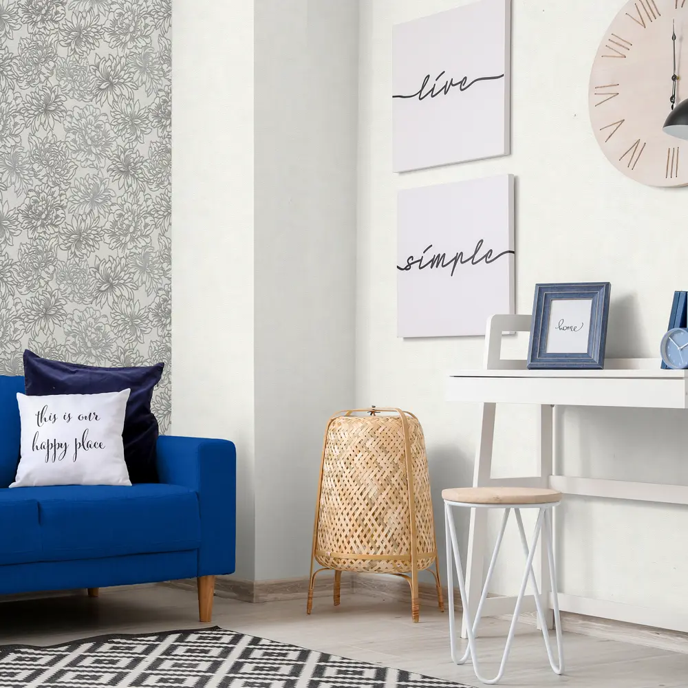 Обои флизелиновые Аспект Ру Фрезия белые 1.06 м 30206-14 STLM-2209600 - Вид №3