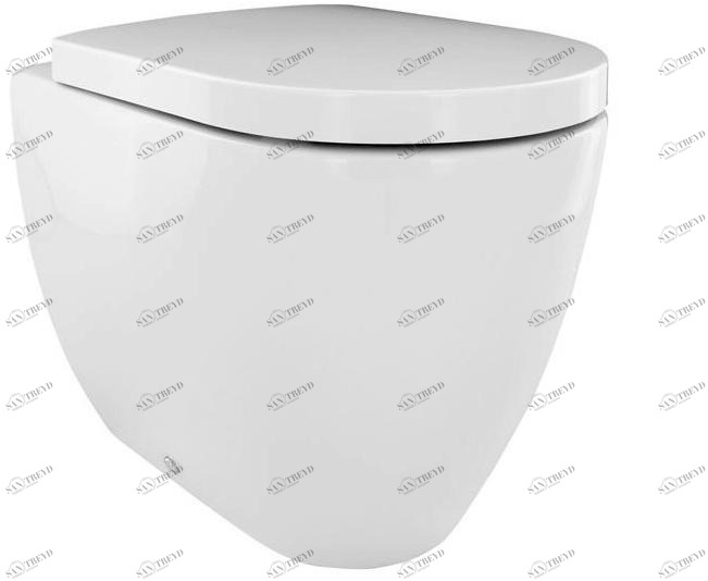 Приставной унитаз напольный Белый Noken Arquitect Испания sun-id-1484525