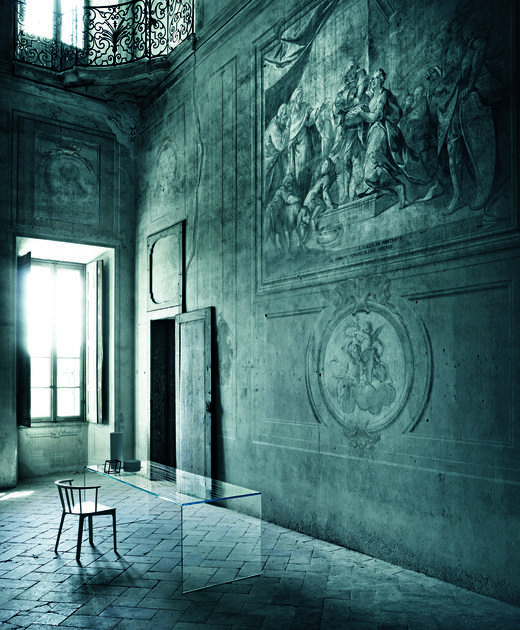 Glas Italia Прямоугольный стол из хрусталя Ghiacciolo ponte sun-id-1492680 - Вид №2