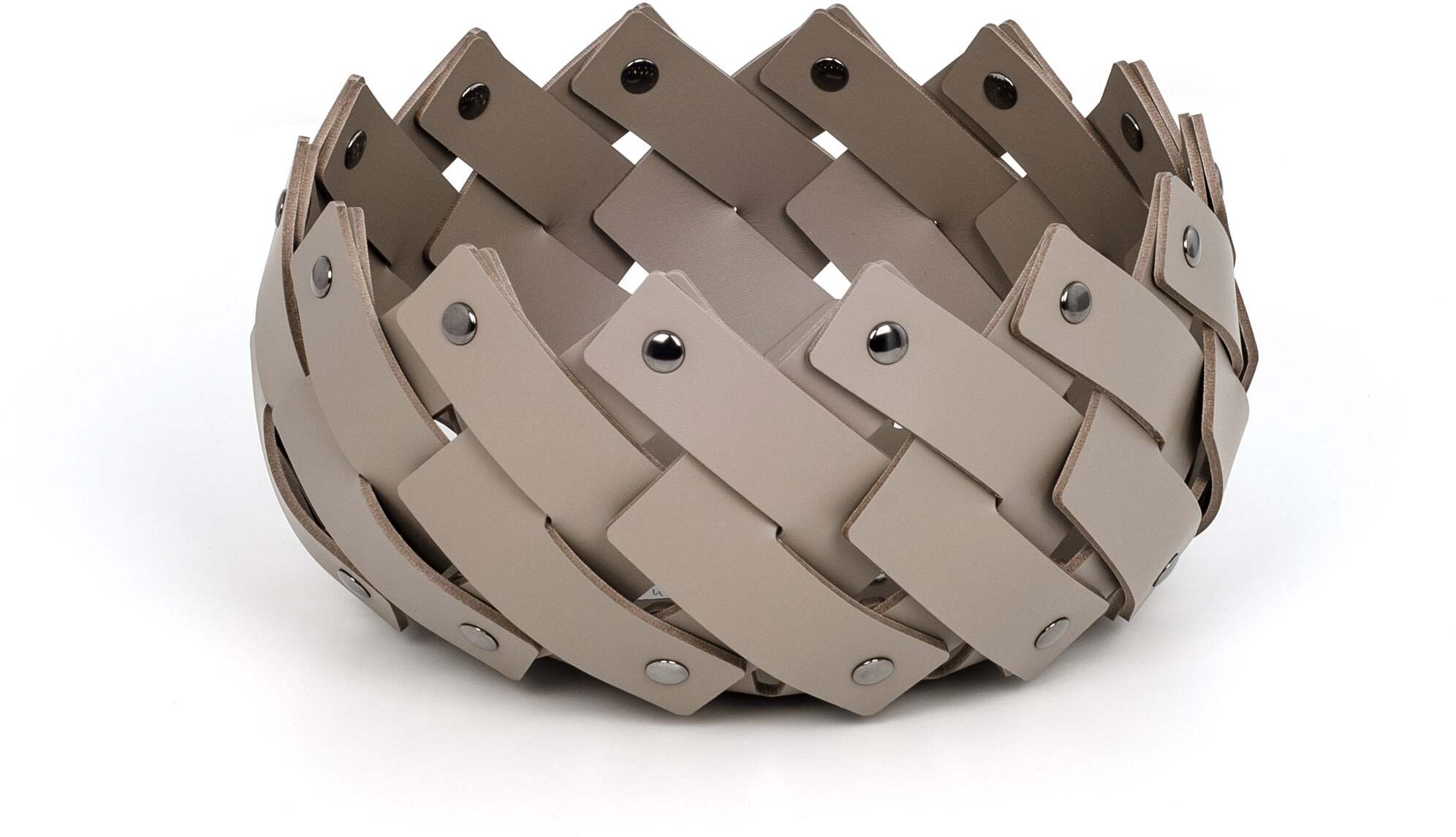 Пустой карман Almeria - Ø20XH13см / регенерированная кожа_светло-серый