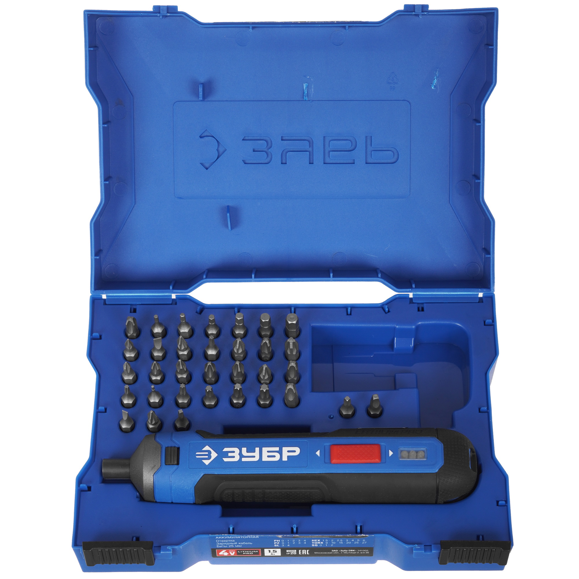 Аккумуляторная отвертка Зубр PSD-4S 5451690 STDN-0106244 - Вид №6