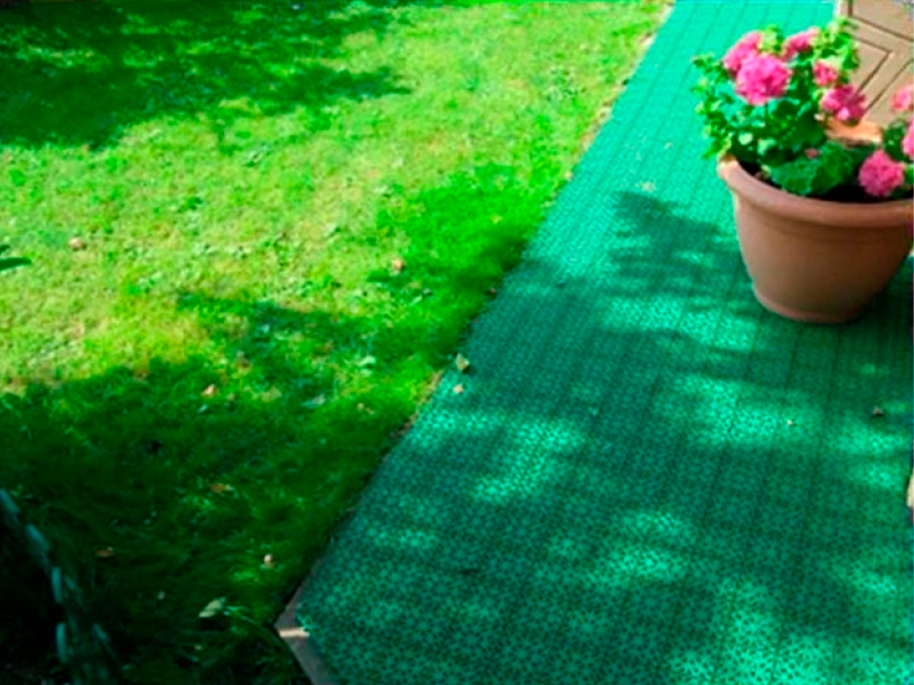 Универсальное модульное покрытие зелёное 330*330*10мм, упак. 9 шт ГеоПластБорд GPBST-104 - Вид №4