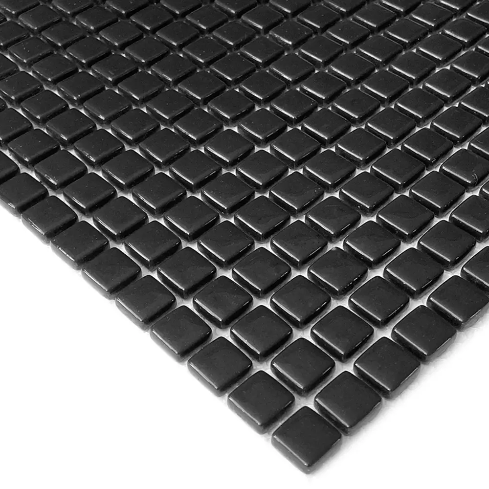 Мозаика стеклянная Natural STP-BK006-10 30x30 см цвет черный Santreyd Steppa STLM-2103595 - Вид №1