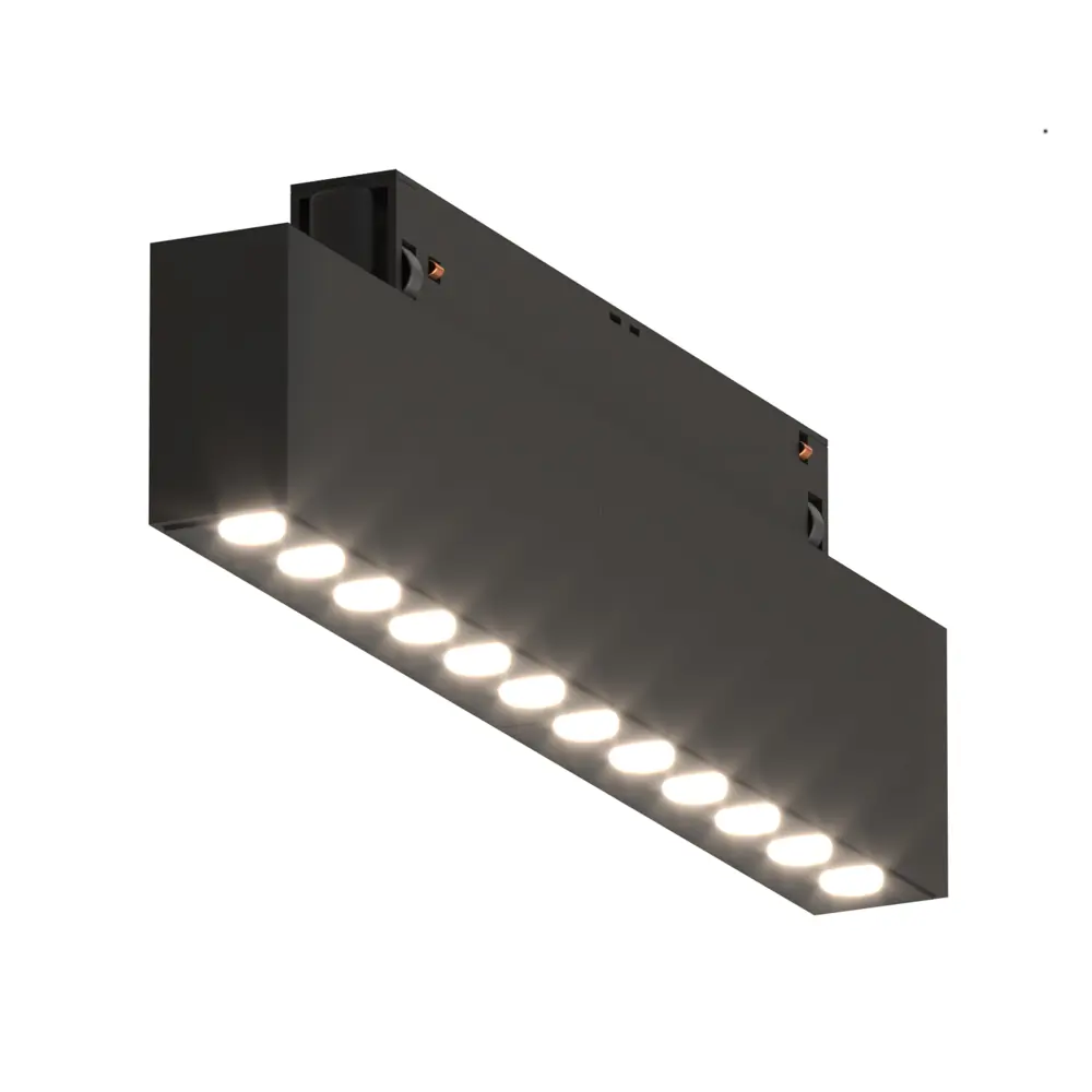 Трековый светильник Elektrostandard Slim Magnetic магнитный 12 Вт 4200K 5 м² цвет черный 85069967 STLM-2159008 