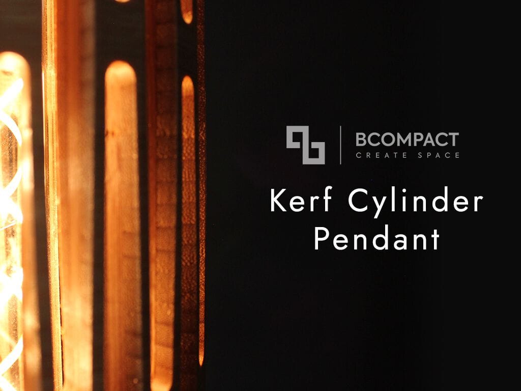 Бамбуковый подвесной светильник Bcompact Kerf ARCH-00142095 - Вид №2