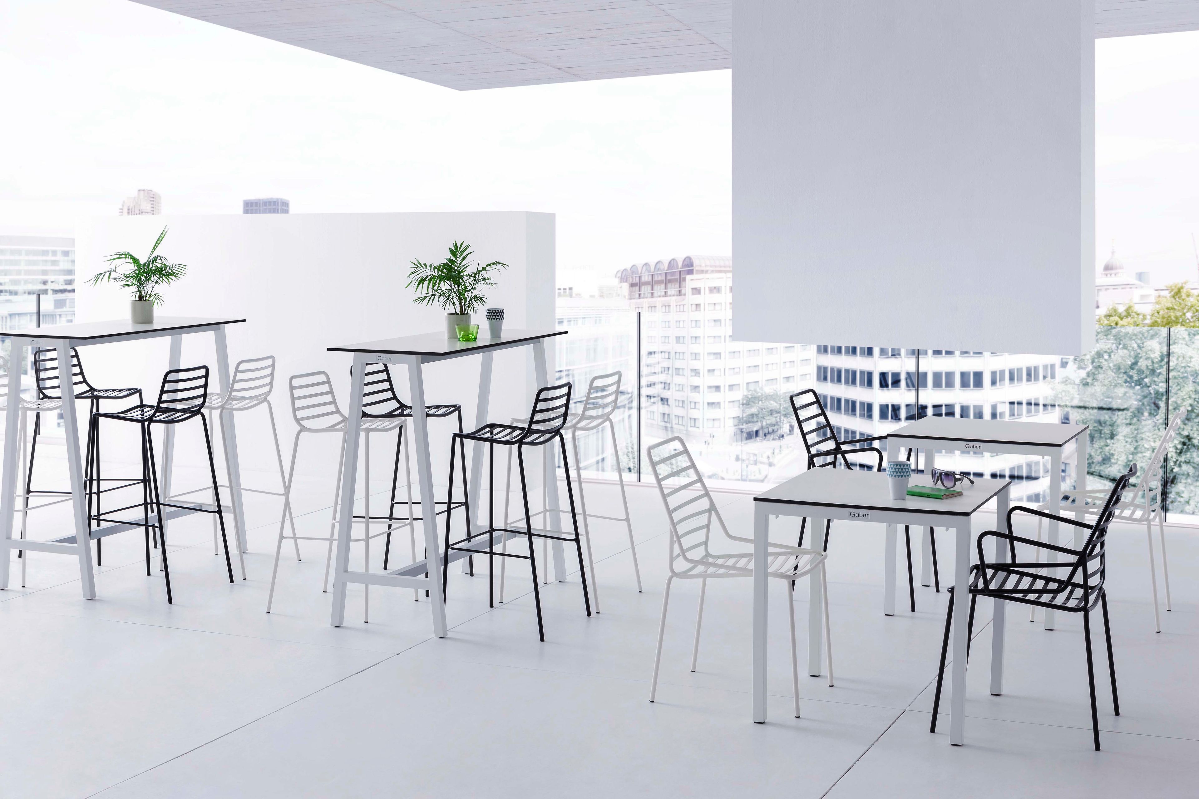 Металлический стул с подлокотниками GABER ссылка ARCH-00088199 - Вид №4