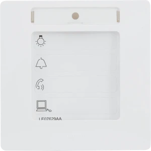 Рамка для розеток и выключателей Legrand Etika 1 пост, цвет белый