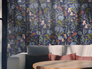 Обои с цветочными мотивами