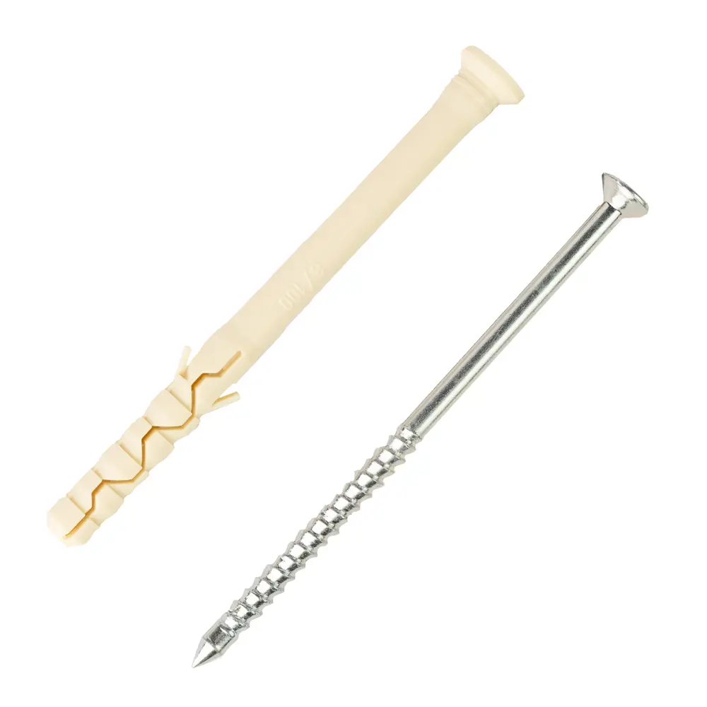 Дюбель-гвоздь потайной Европартнер 8×100 мм для надежного монтажа 89383279 STLM-1528059