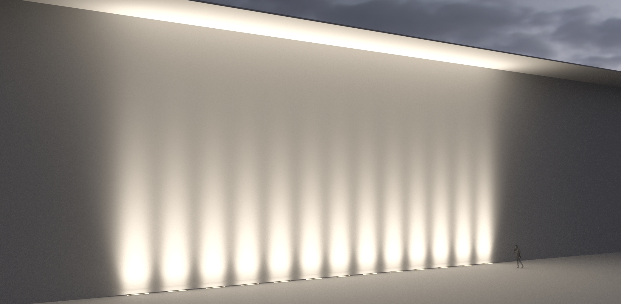 8411611 Подсветка стены Platek MINI CORNICHE Applique  MINI CORNICHE Applique 1200 mm - LED 3000K 13°  - Вид №11