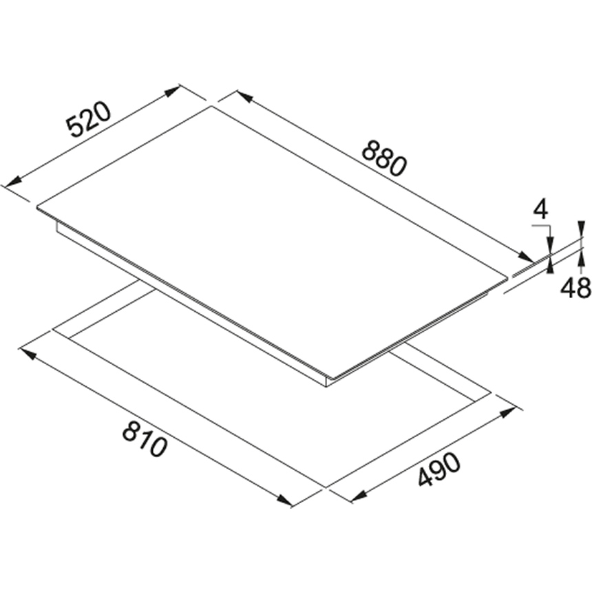 7996801 Индукционная варочная поверхность Franke FHMT 905 1I 2FLEXI INT STDN-0129205 - Вид №5