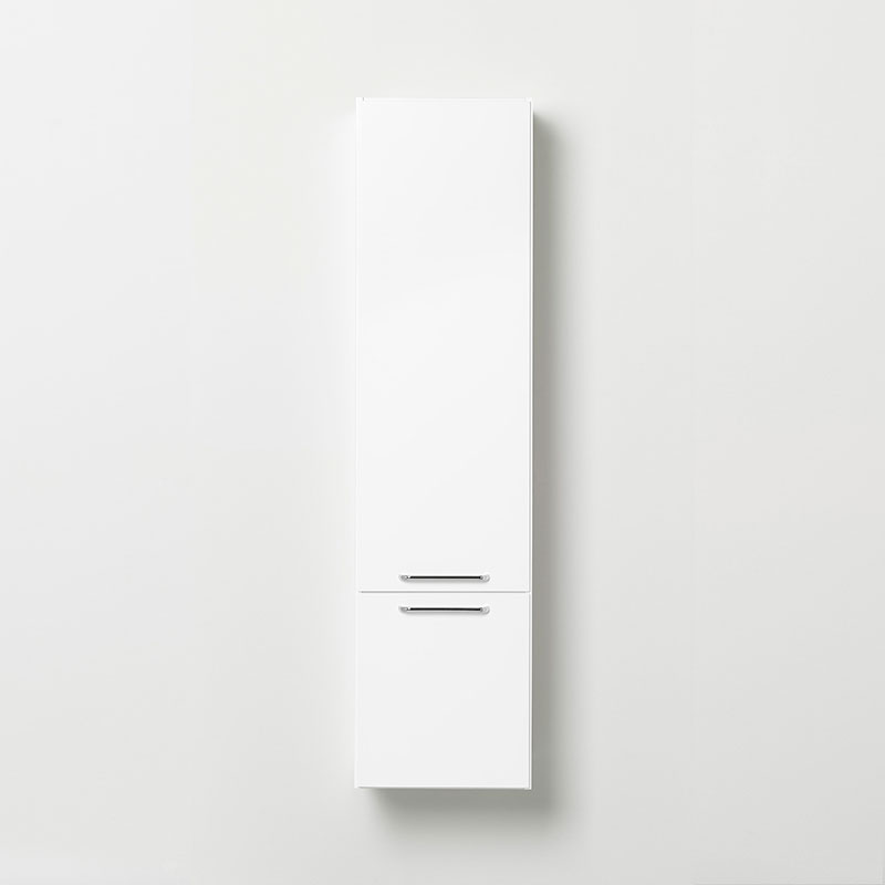 20071500 Вечерний Высокий Шкаф Белый, Мягкое Закрытие Westerbergs Белый 