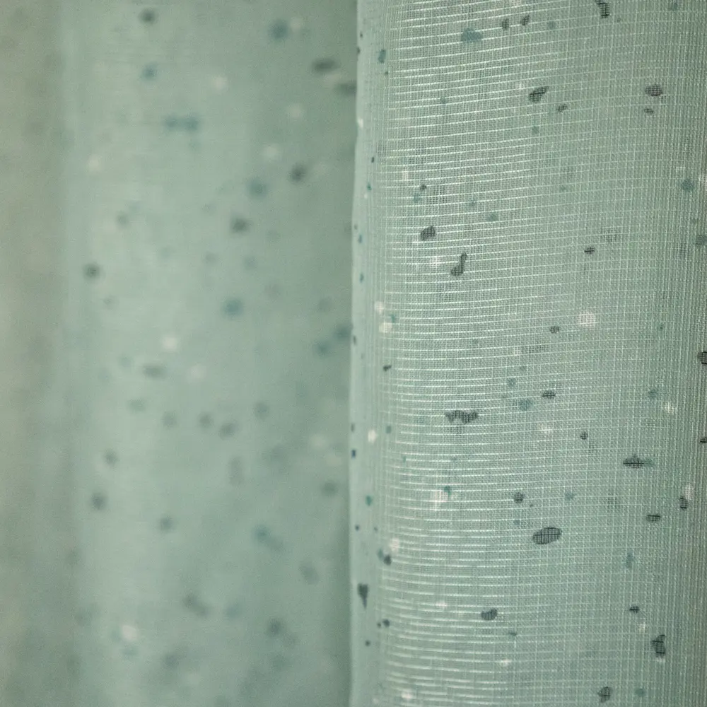 Тюль на ленте Камни 250x260 см цвет голубой WITERRA STLM-2186930 - Вид №5