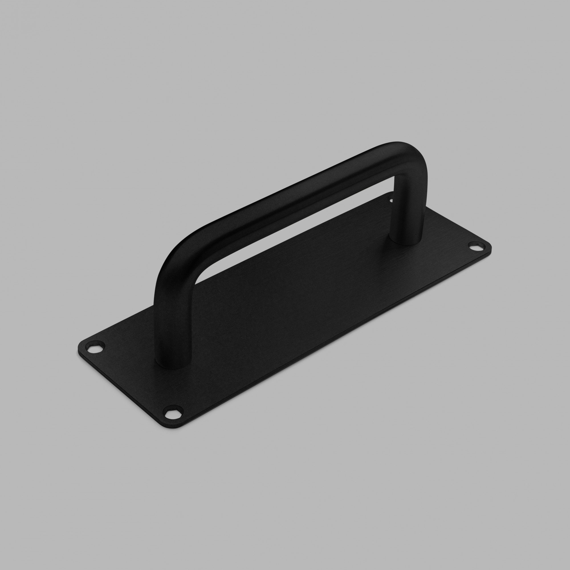 144011P4125 Ручка для вытягивания, прямая задняя пластина - угольd line Knud Holscher 