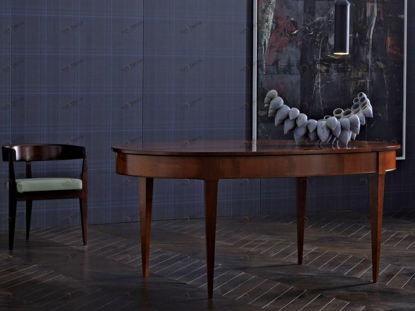 Morelato Раздвижной овальный деревянный стол Direttorio Art. 5718