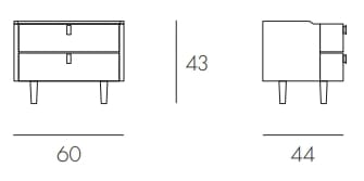 Деревянная овальная тумбочка с ящиками Olivieri Kalè ARCH-00142709 - Вид №6