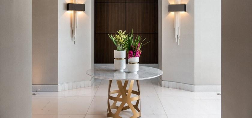 MORADA Круглый стол из каррарского мрамора и металла Crown Crown dtr - Вид №2