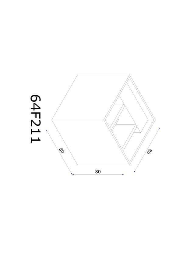 Уличный светильник светодиодный настенный черный Lucide Xia 17293/02/30 LUCIDE XIA 00-3897856 Черный  - Вид №1