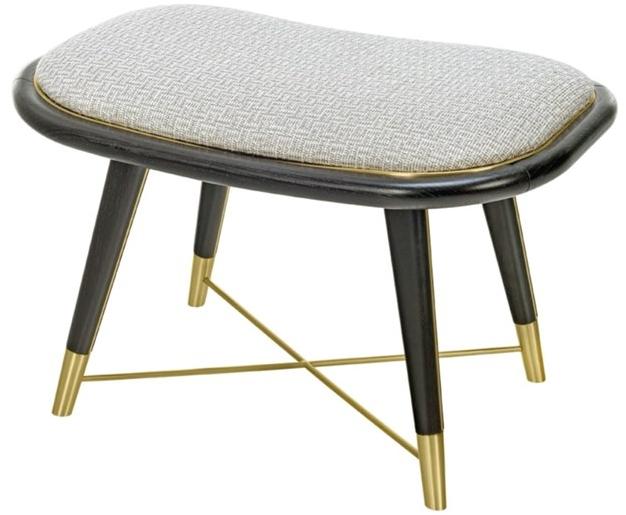 FRATO Низкий табурет из ткани Brasilia Fup240007aac  - Вид №1